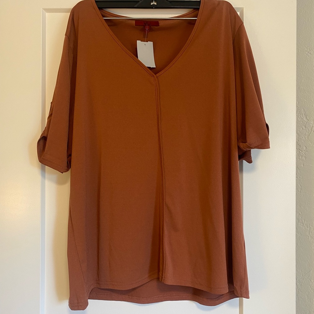 Women's Rust Blouse